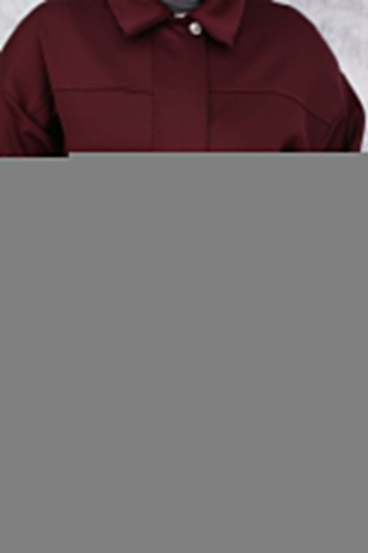 BNG Women Scuba Hijab Suit 4567 Burgundy - Tuscaloosa