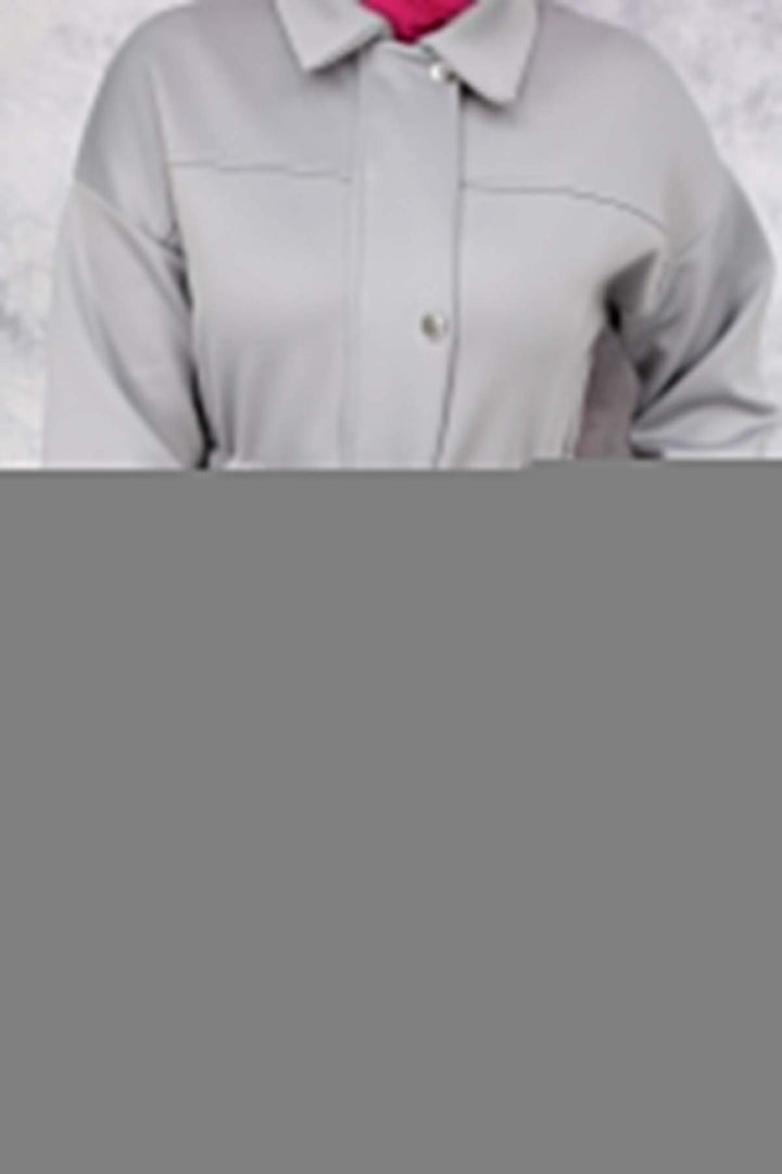 BNG Women Scuba Hijab Suit 4567 Gray - Suharekë
