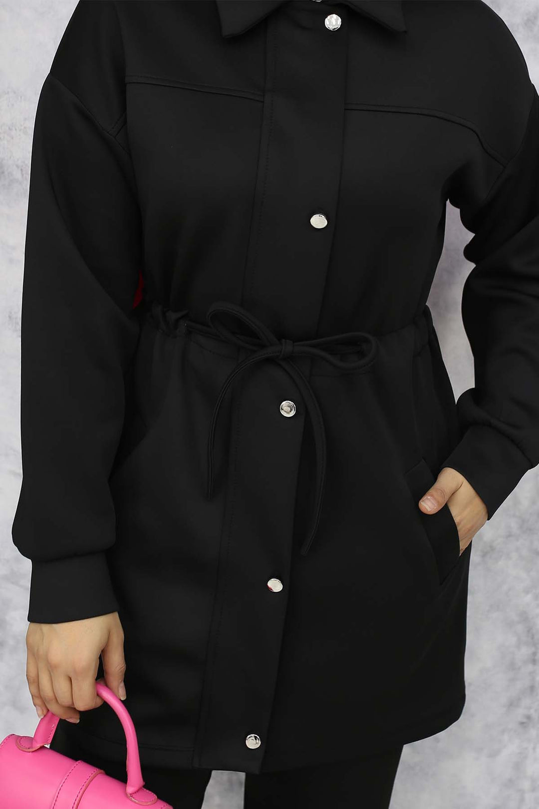 BNG Women Scuba Tesettür Takım Siyah 4567 - Rexburg