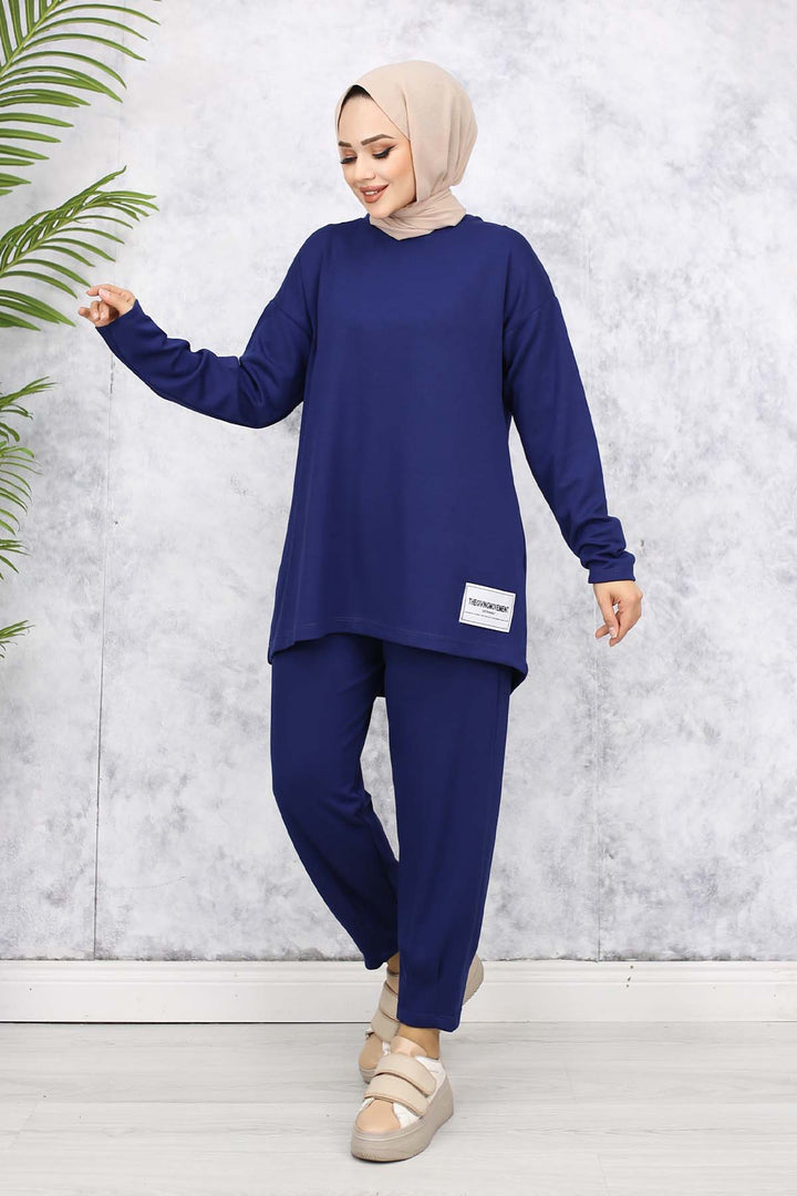 BNG Women Two-Threaded Navy Blue Armored Set 4571 - Saltillo
