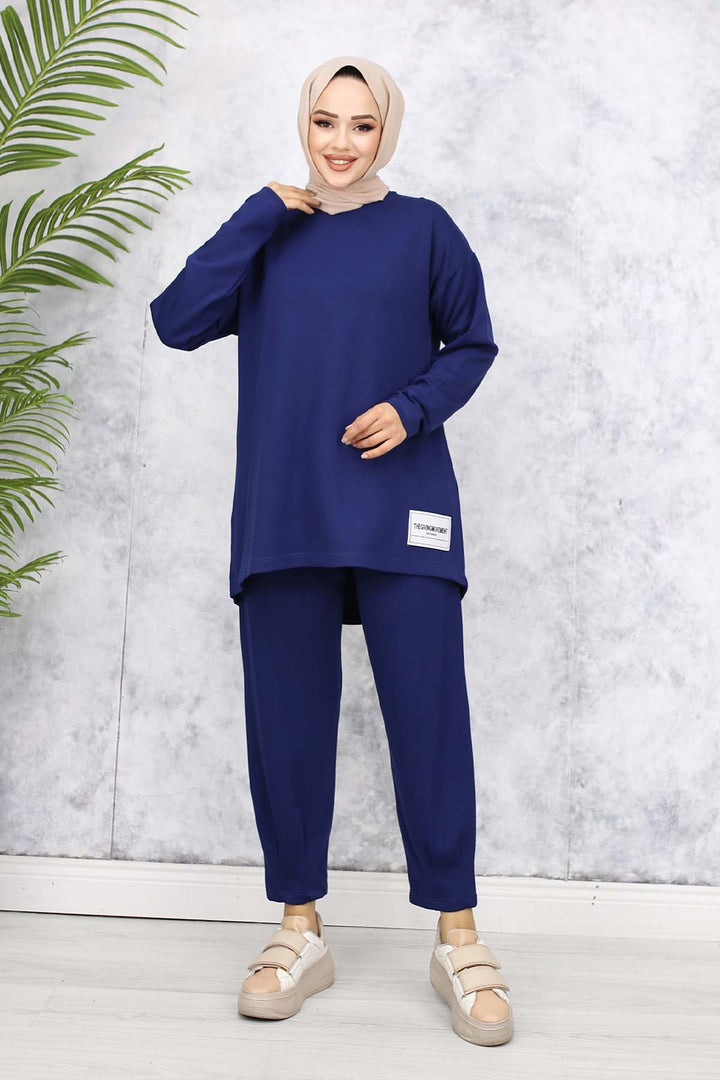 BNG Women Two-Threaded Navy Blue Armored Set 4571 - Saltillo