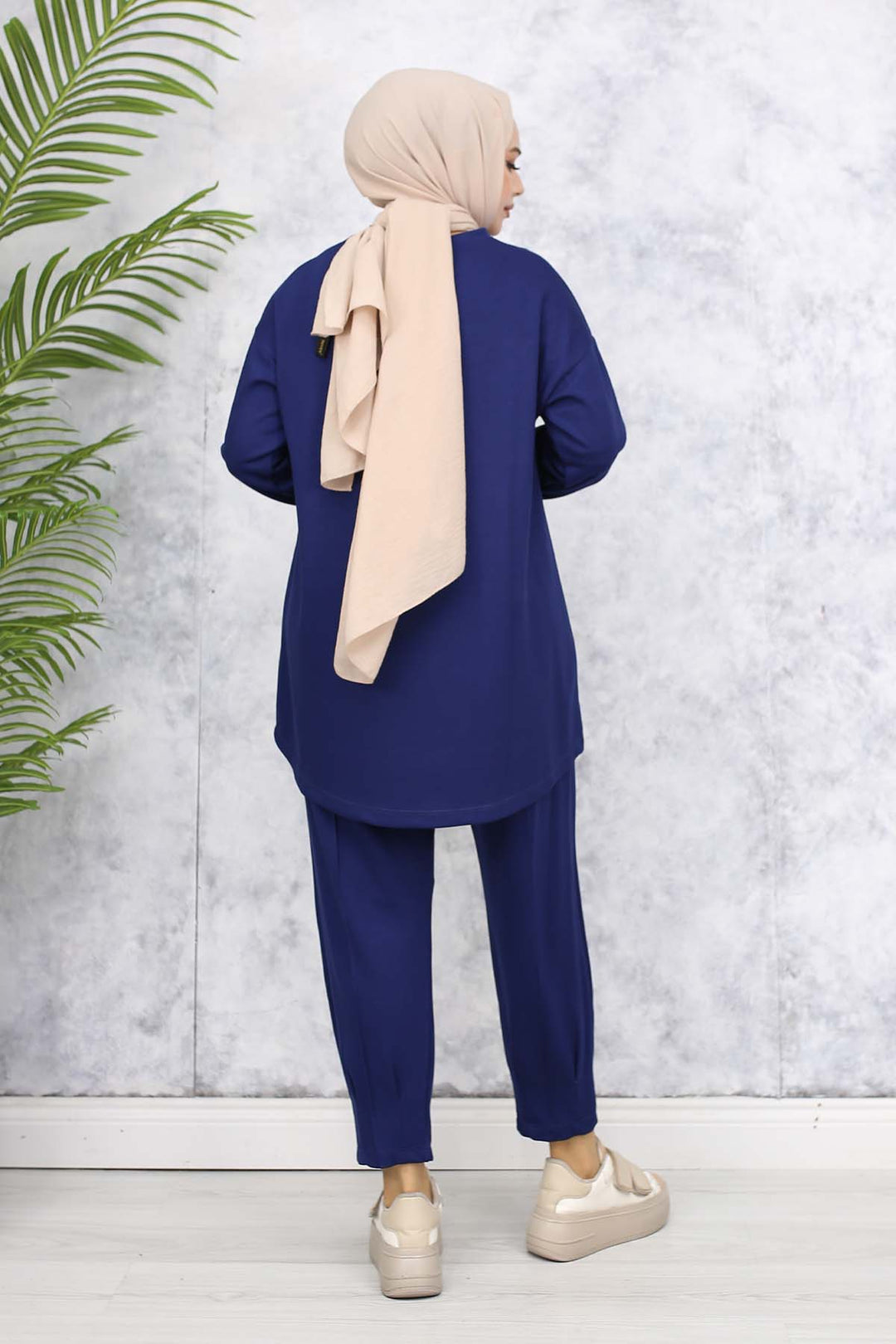 BNG Women Two-Threaded Navy Blue Armored Set 4571 - Saltillo