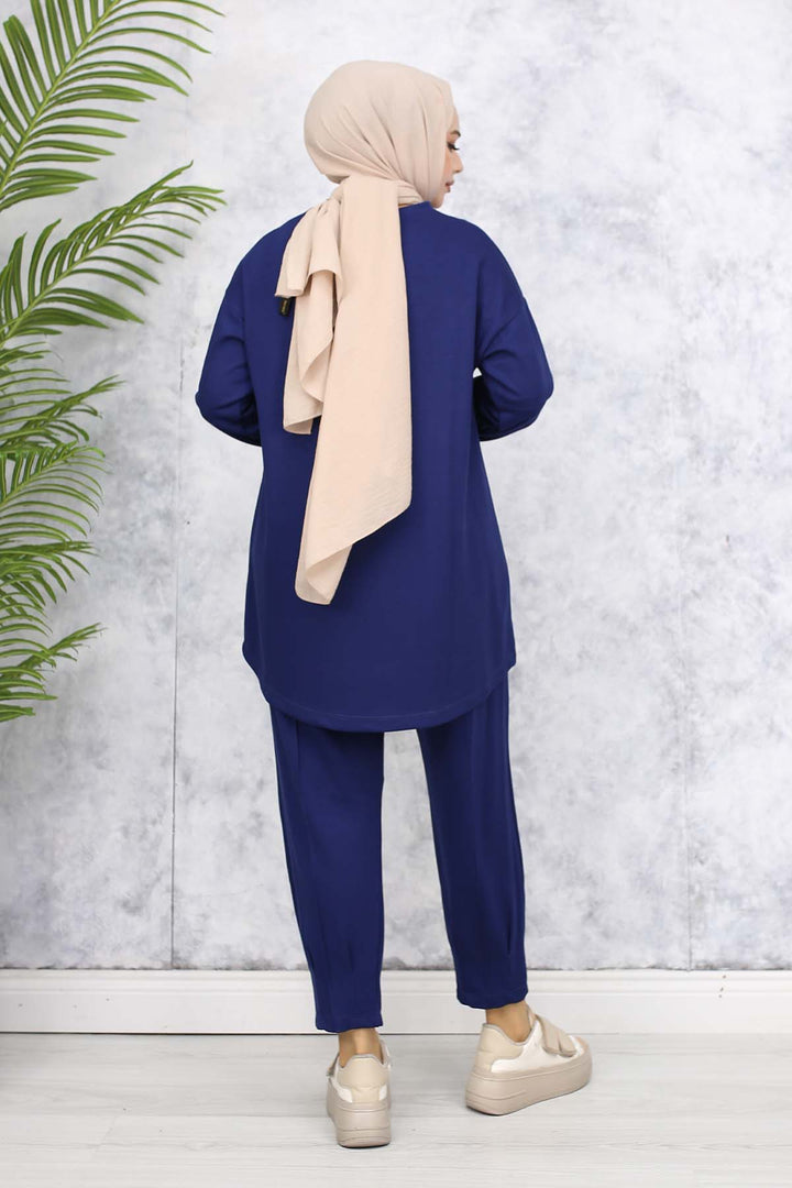 BNG Women Two-Threaded Navy Blue Armored Set 4571 - Saltillo