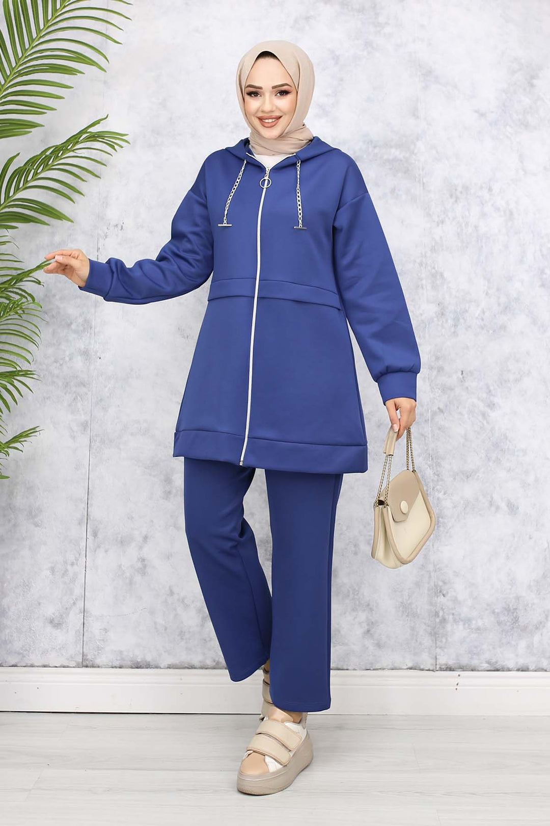 BNG Women Detailed Chain Scuba Set Indigo 4566 - Dachau