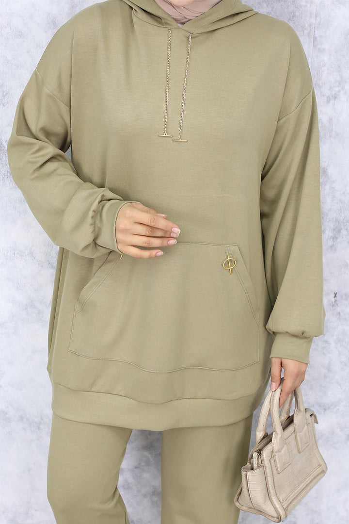 BNG Women Gold Accessorized Set 4580 Çağla - Santiago Tuxtla