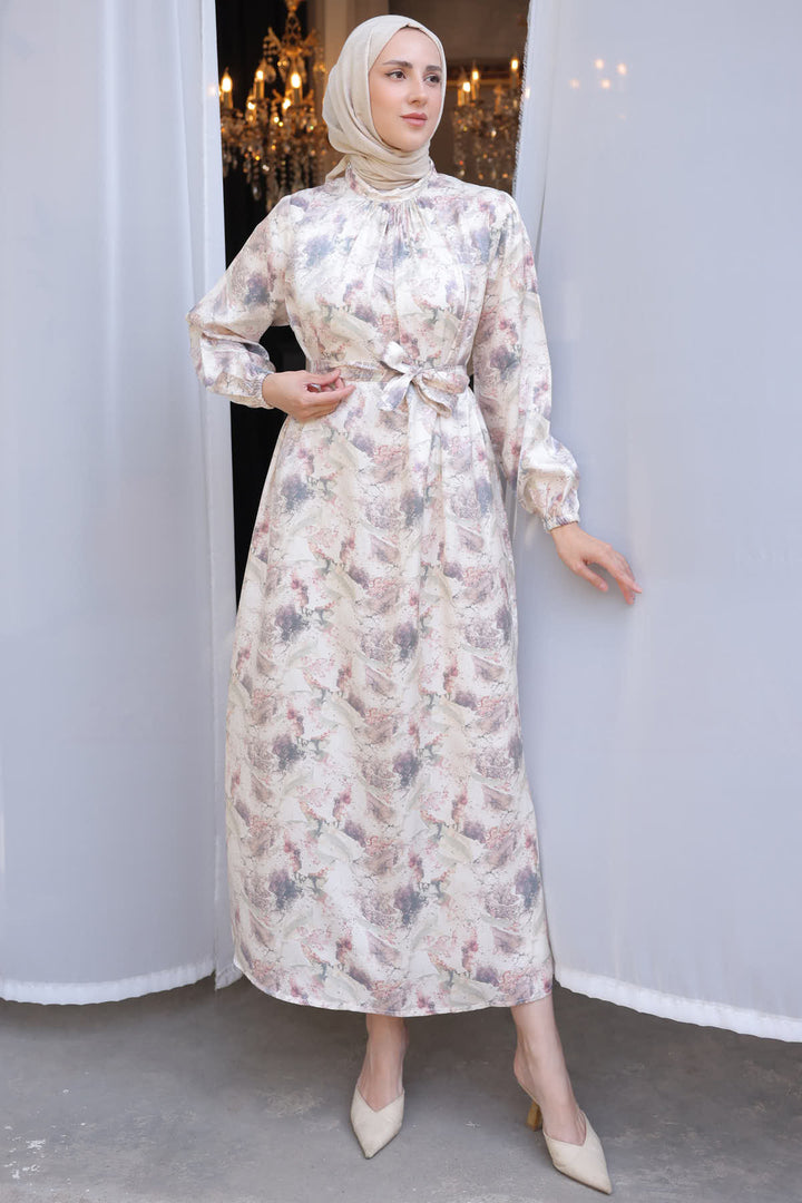 BNG Women Patterned Dress Stone Color - Clermont