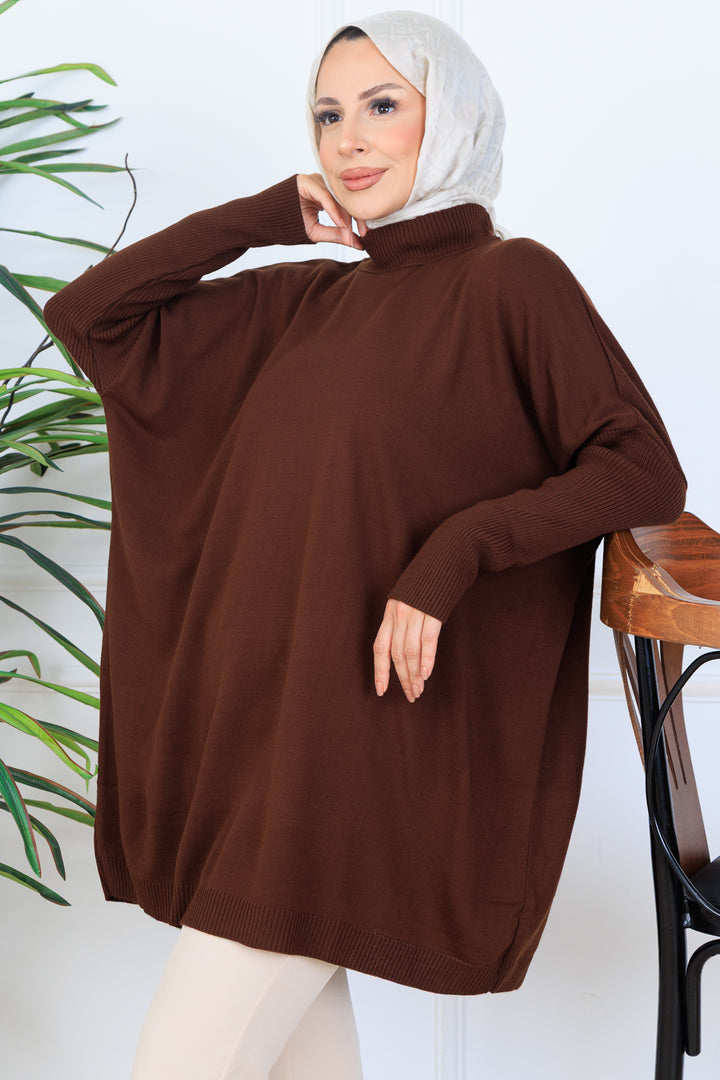 BNG Women Knit Tunic N7083 Brown - Woking