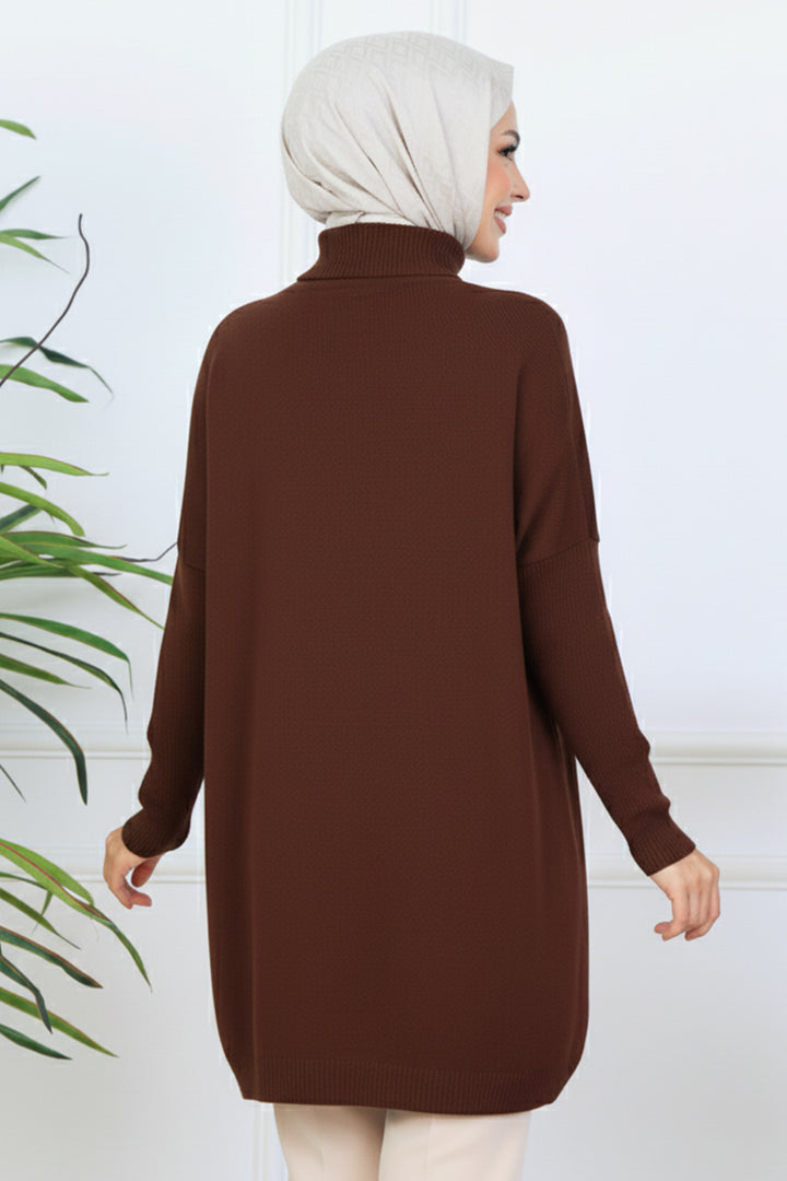 BNG Women Knit Tunic N7083 Brown - Woking