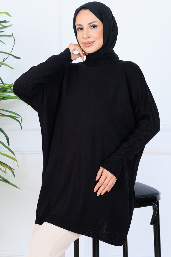 BNG Women Knit Tunic N7083 Black - Prince George