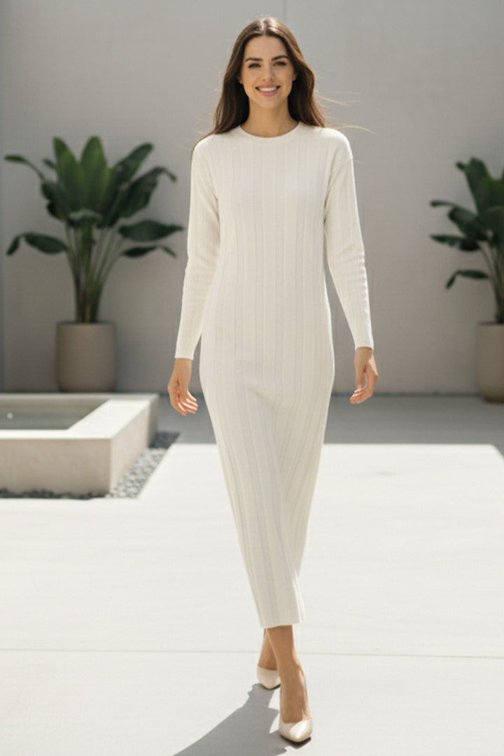 BNG Women Triko Elbise N7050 Taş Rengi - Middlesbrough