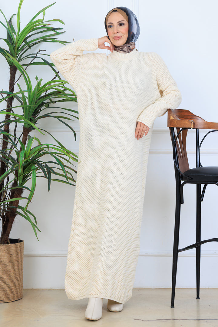 BNG Women Knitted Dress N7074 Stone Color - Luxembourg