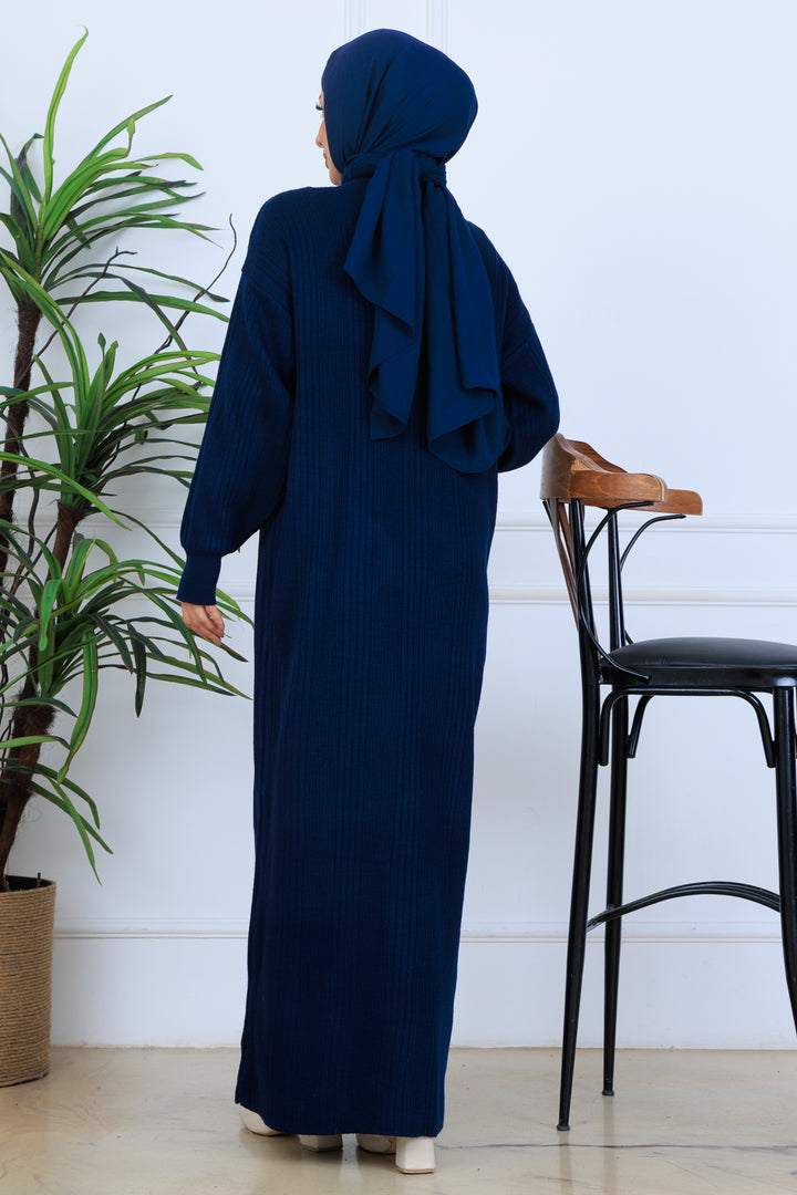 BNG Women Ribbed Knit Dress N7080 Navy - St. Thomas