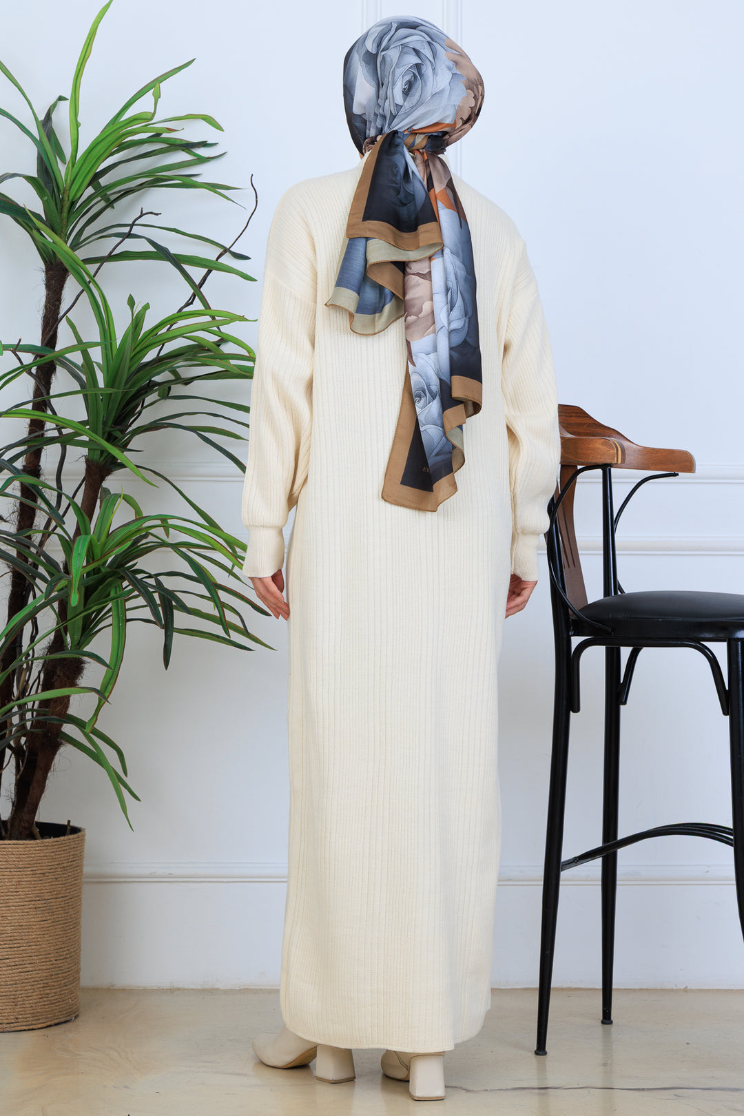 BNG Women Ribbed Knit Dress N7080 Stone Color - San Antonio Abad