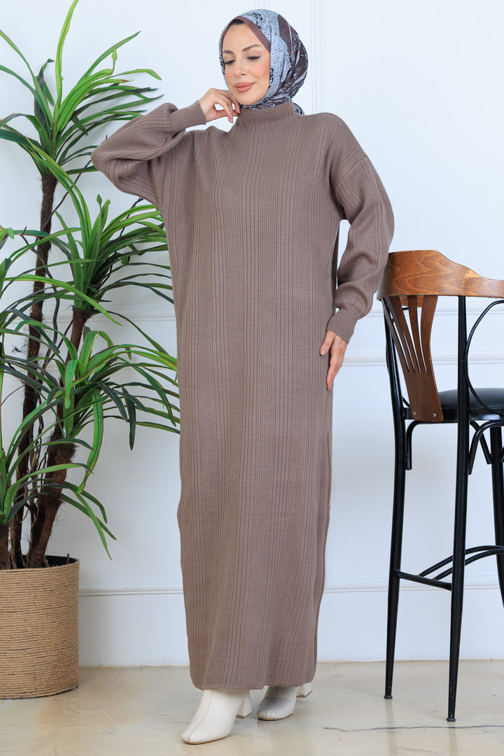 BNG Women Ribbed Knit Dress N7080 Mink - York