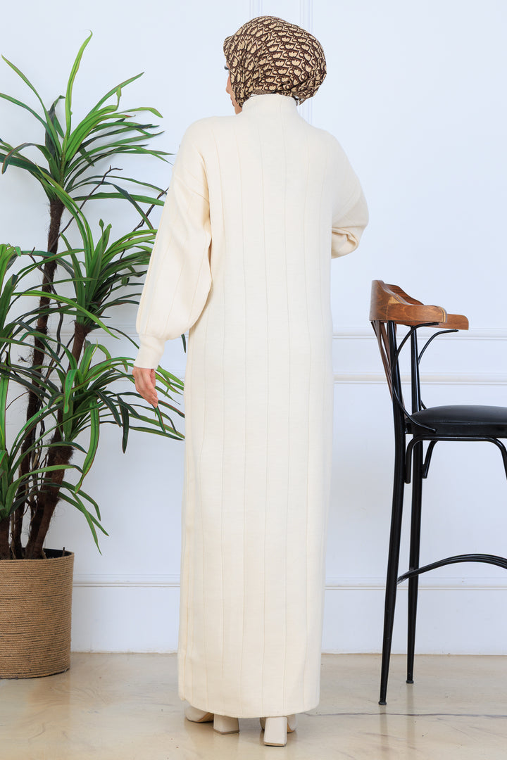 BNG Women Ribbed Knit Dress N7085 Stone Color - Draper