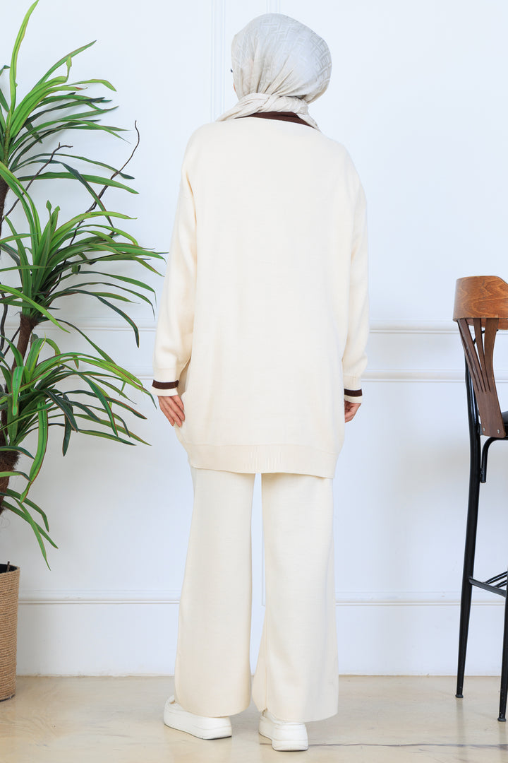 BNG Women Pocket Sweater Set N7068 Stone Color - Vólos