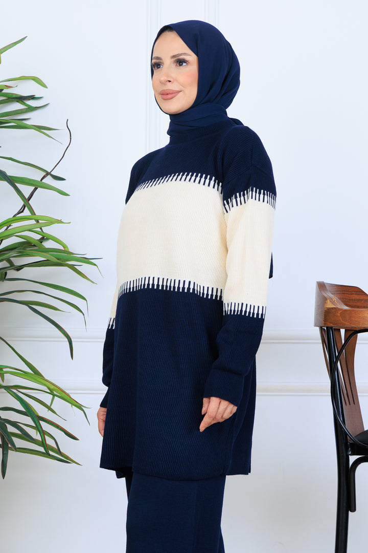 BNG Women Knit Set N7060 Navy - Buena Park