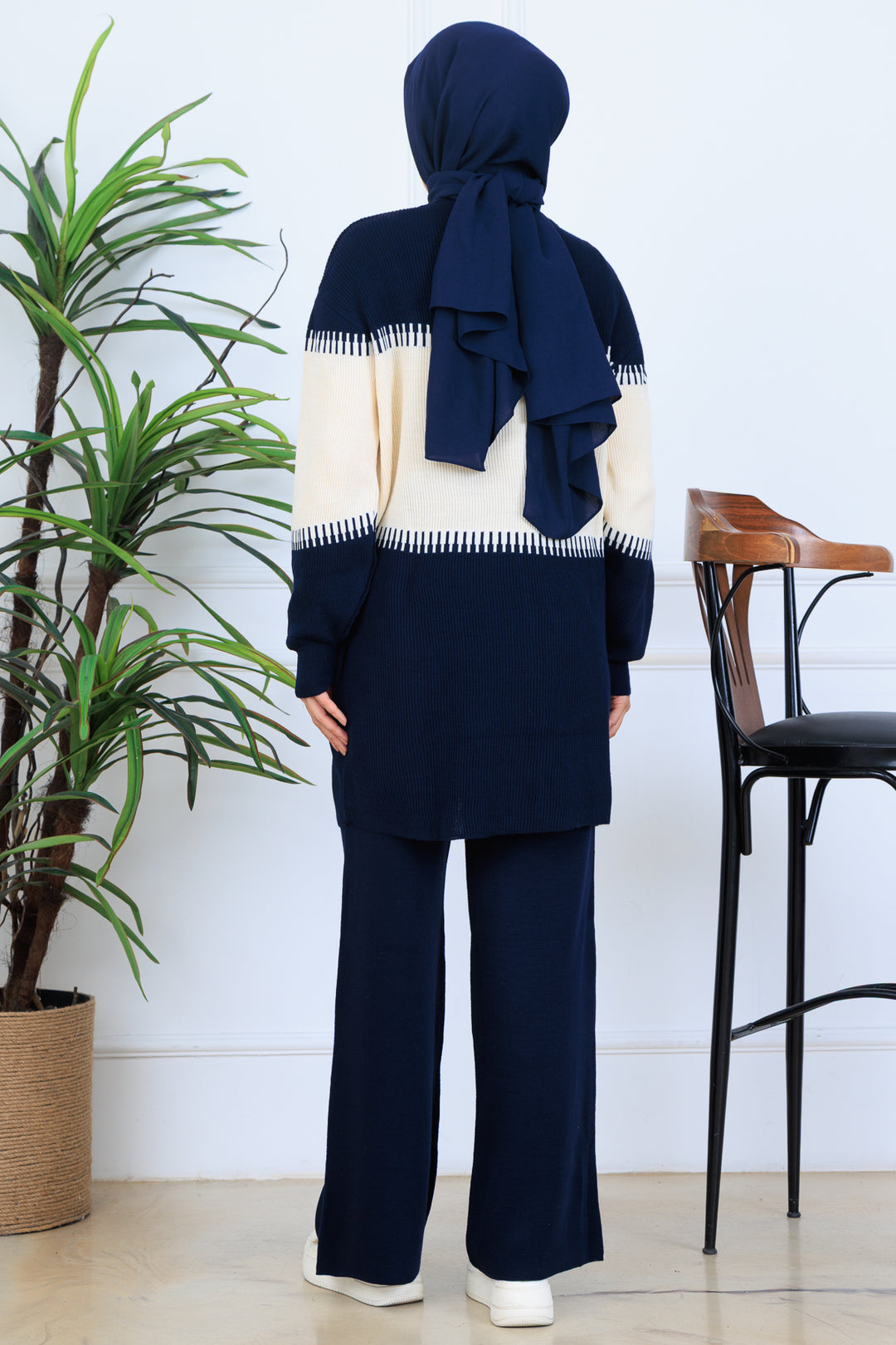 BNG Women Knit Set N7060 Navy - Buena Park