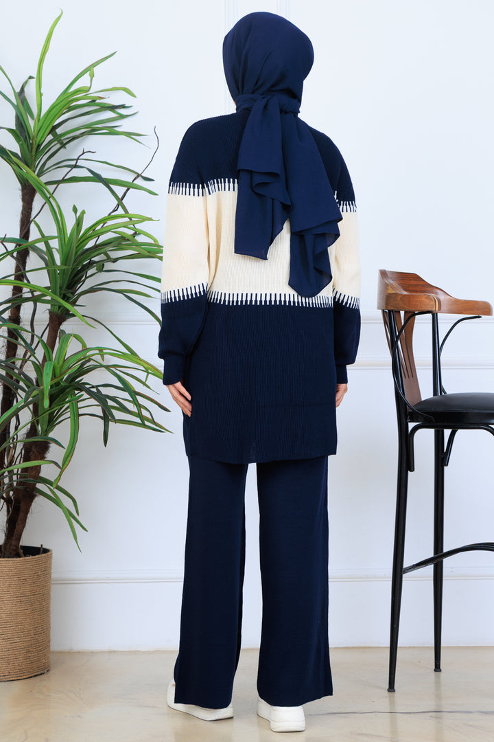 BNG Women Knit Set N7060 Navy - Buena Park