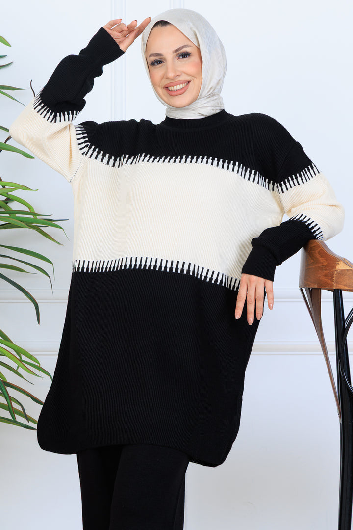 BNG Women Knit Set N7060 Black - Hialeah