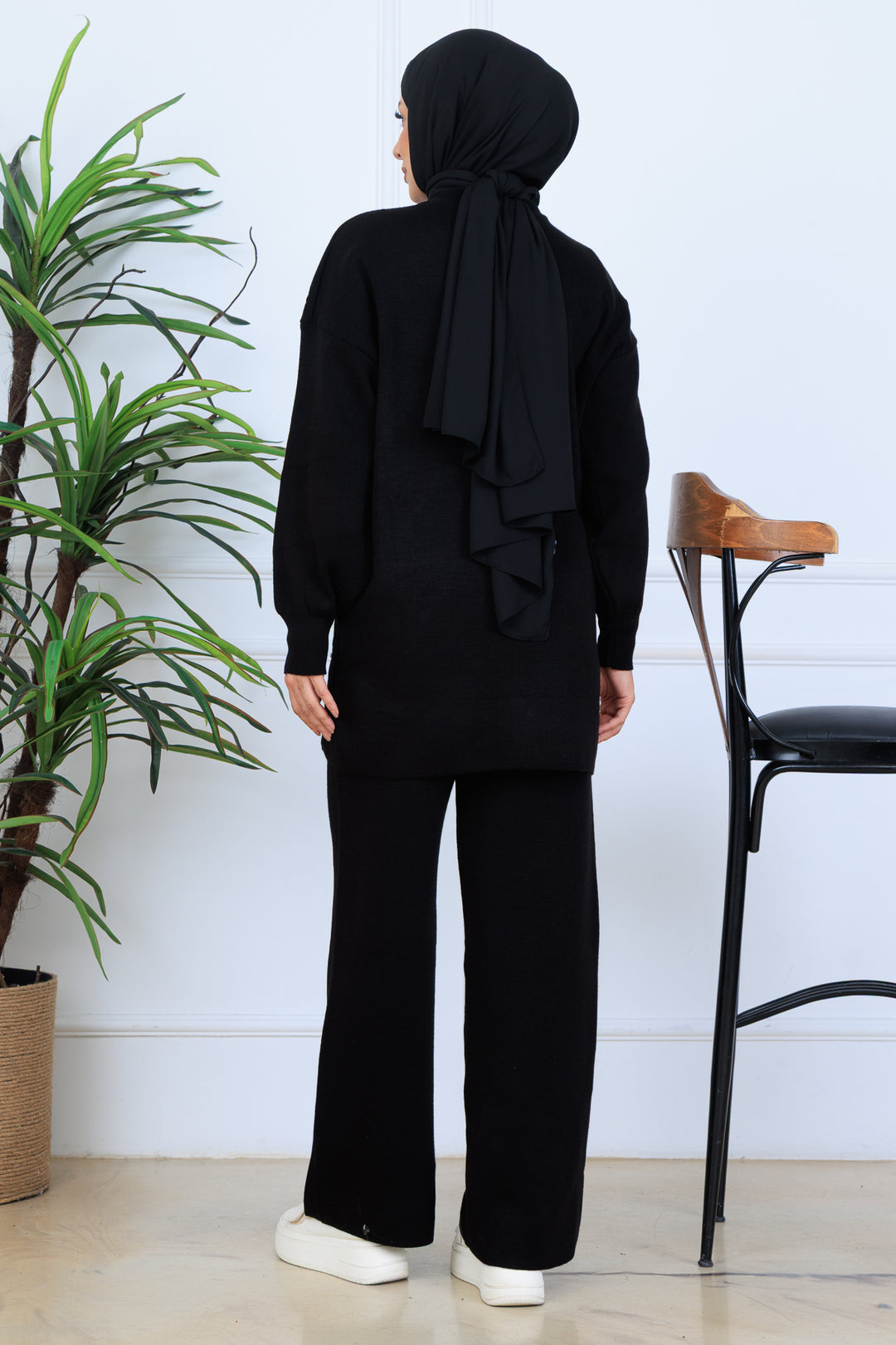 BNG Women Stone-embellished Knit Set N7067 Black - Chula Vista