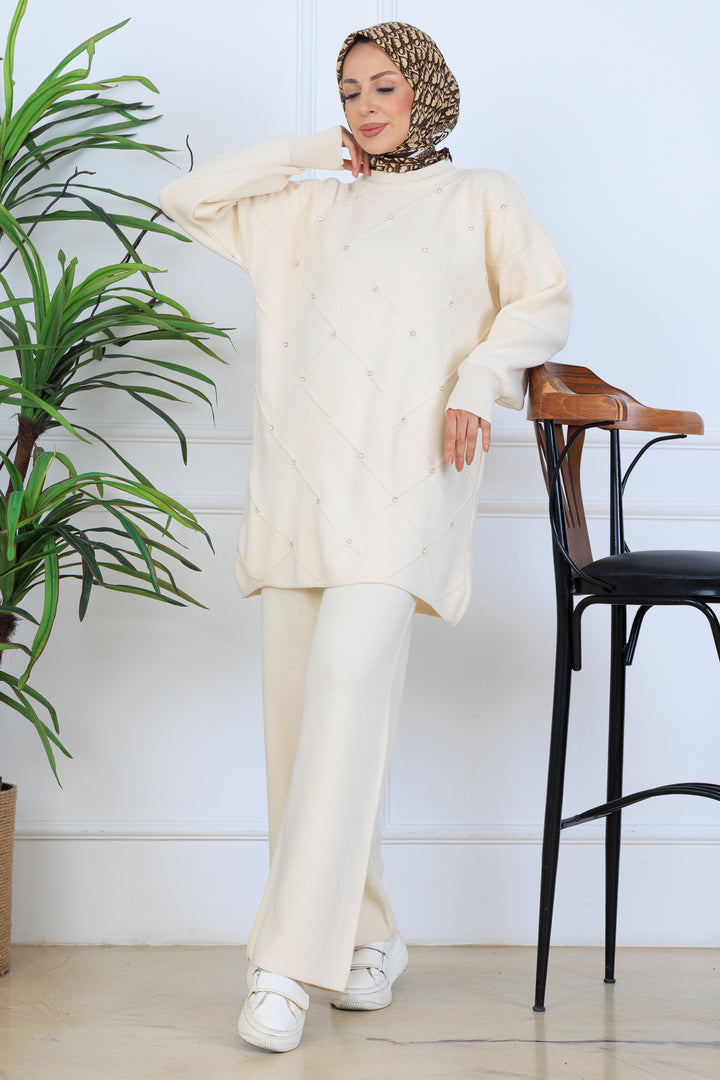 BNG Women Stone Embellished Knit Set N7067 Stone Color - Drummondville