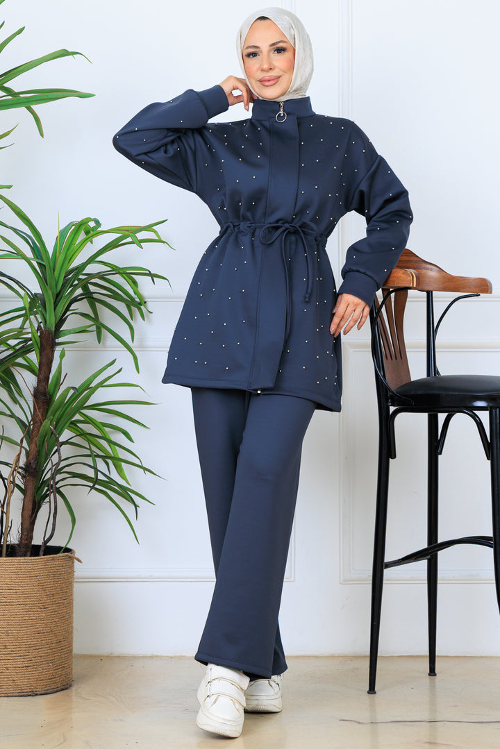 BNG Women İncili Scuba Takım N5323 Antrasit - Santiago de Compostela