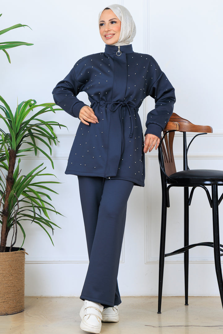 BNG Women İncili Scuba Takım N5323 Antrasit - Santiago de Compostela