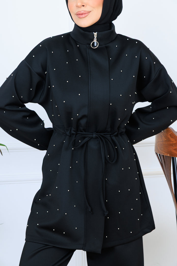 BNG Women İncili Scuba Takım N5323 Siyah - Franklin