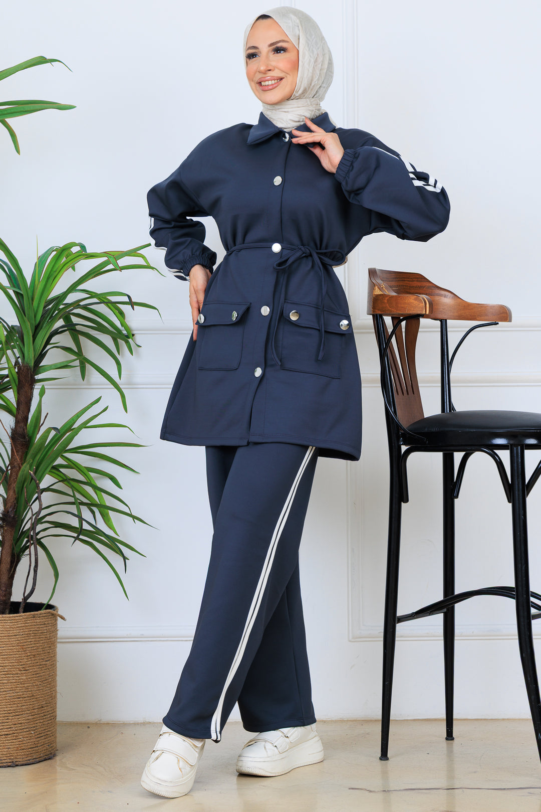 BNG Women Biyeli Scuba Takım N5333 Antrasit - San Severo