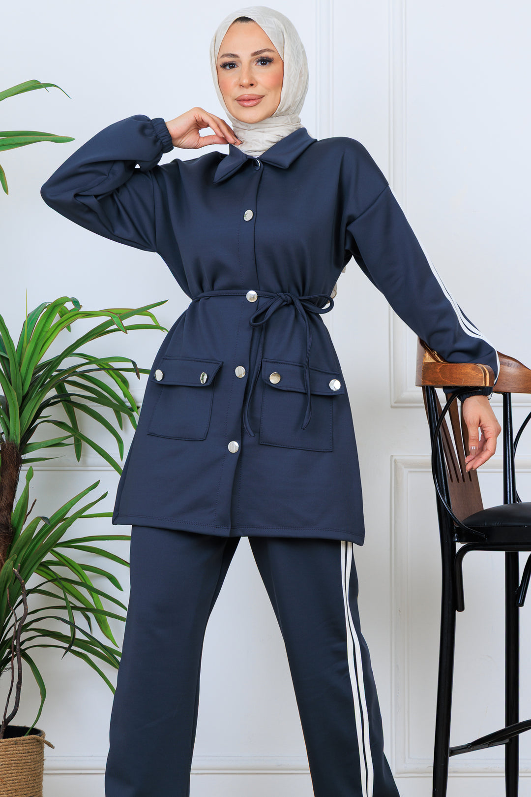 BNG Women Biyeli Scuba Takım N5333 Antrasit - San Severo