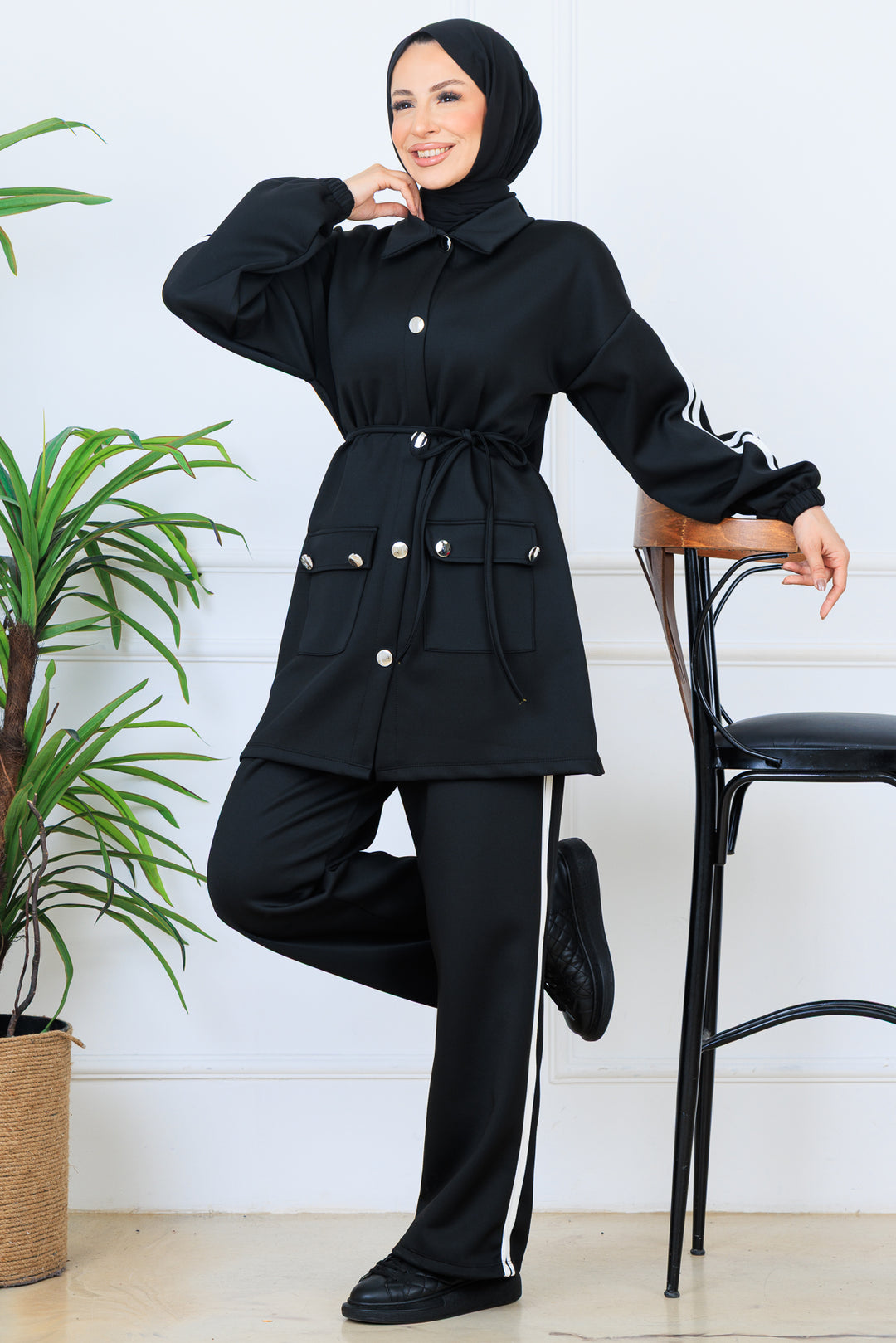 BNG Women Biyeli Scuba Suit N5333 Black - Watertown Town