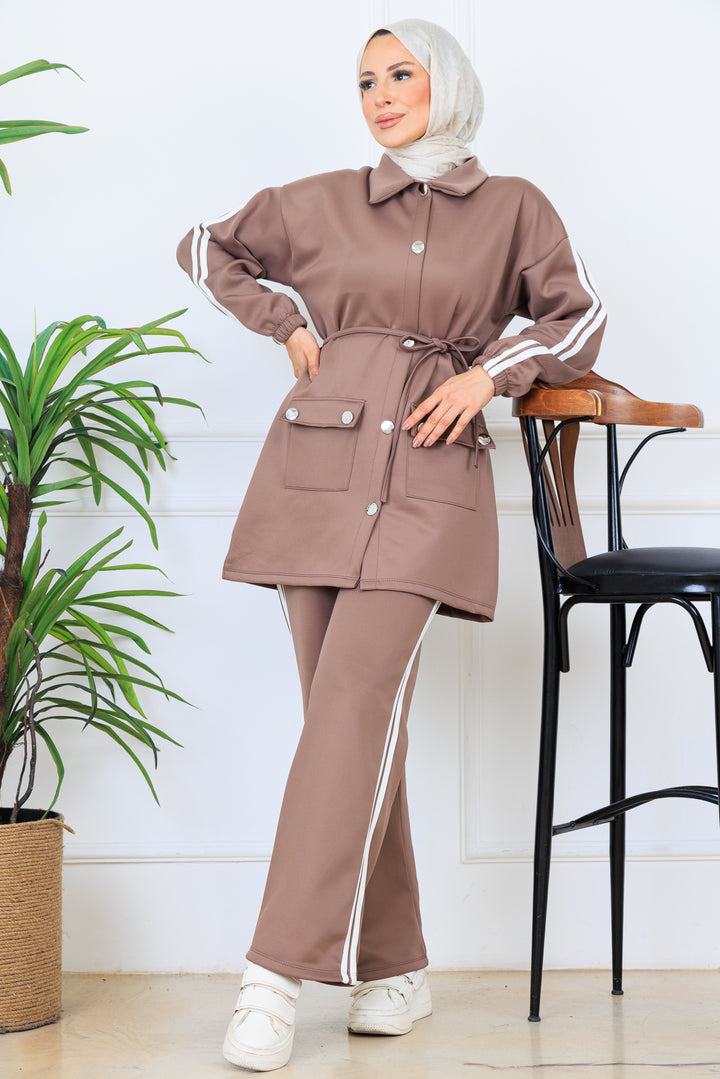 BNG Women Biyeli Scuba Suit N5333 Mink - Halifax