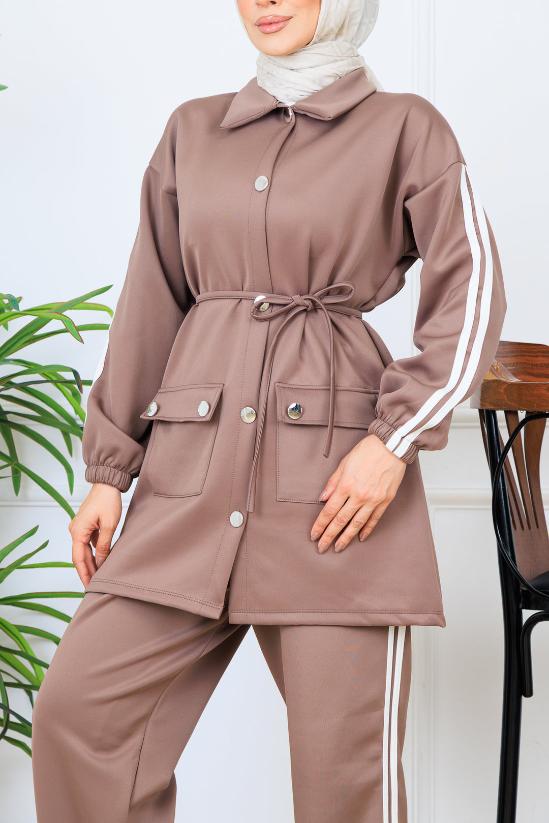 BNG Women Biyeli Scuba Suit N5333 Mink - Halifax