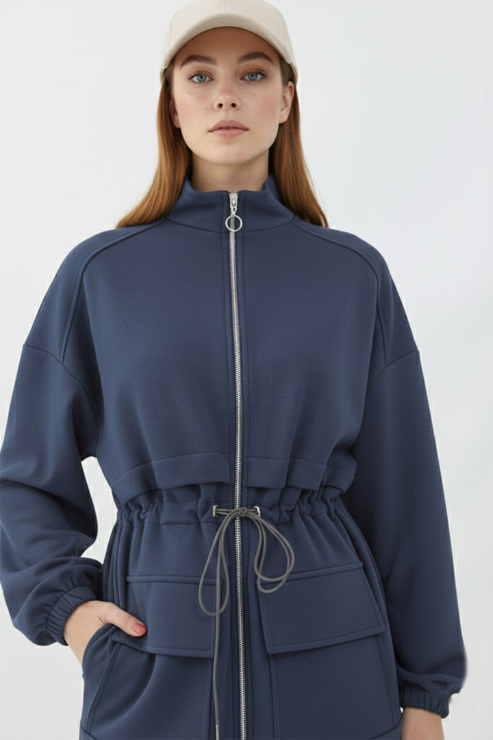 BNG Women Ruched Scuba Set N5404 Anthracite - Hutchinson