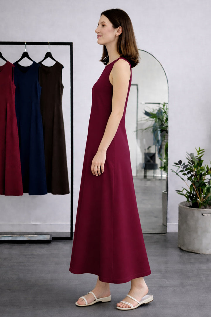 BNG Women Kolsuz İçlik Elbise N8102 Bordo - Owings Mills