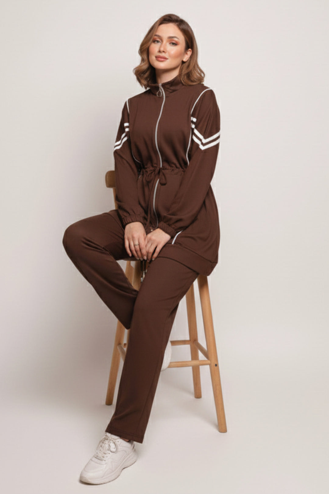 BNG Women Oysho Two-Piece Set N5310 Brown - Davenport