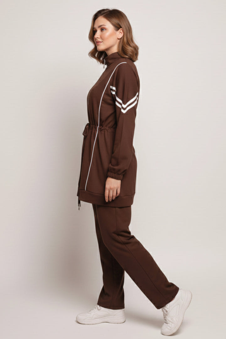 BNG Women Oysho Two-Piece Set N5310 Brown - Davenport