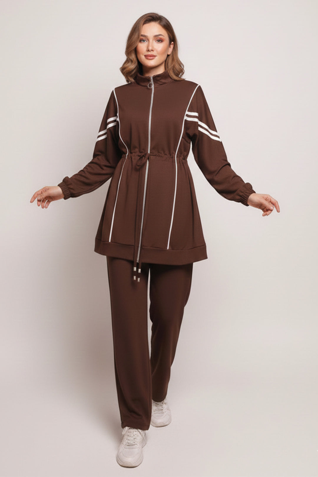 BNG Women Oysho Two-Piece Set N5310 Brown - Davenport