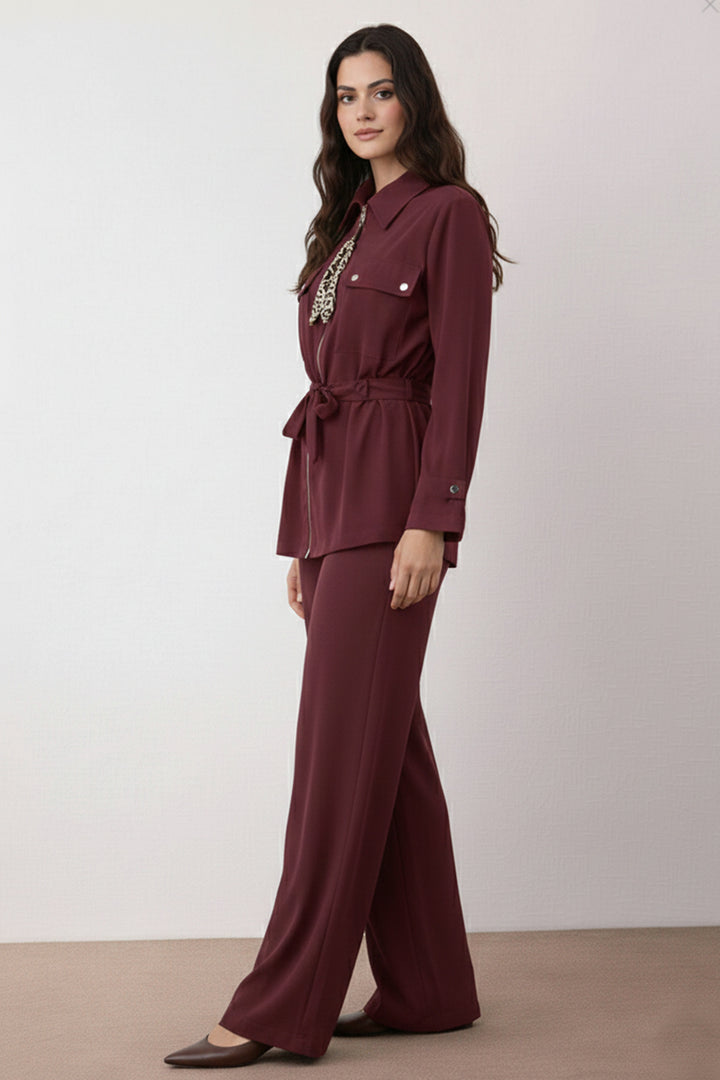 BNG Women Fularlı İkili Takım N7203 Bordo - Sahuayo de Morelos