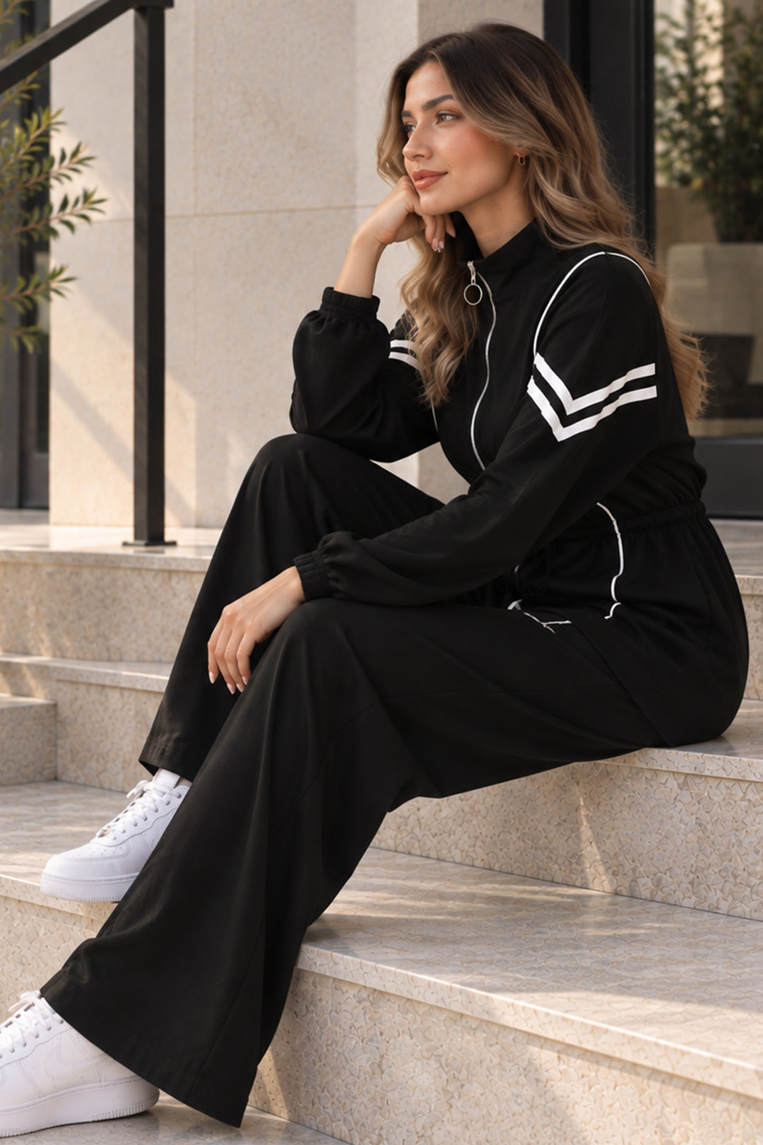 BNG Women Biyeli Spor İkili Takım N8290 Siyah - Bruchsal