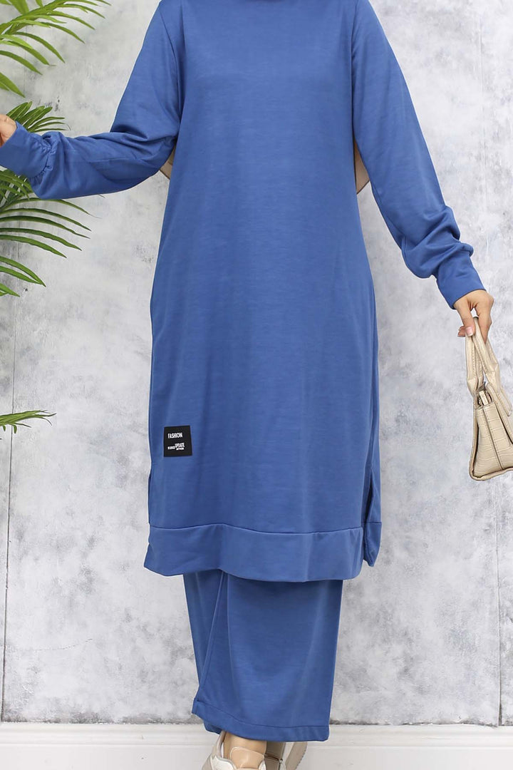 BNG Women Long Tunic Twin Set 13006 Indigo - Attleboro