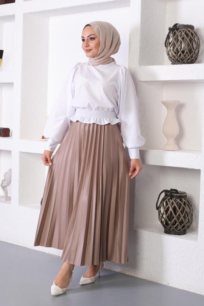 تنورة حجاب نسائية بخصر مطاطي من BNG - كليرمونت