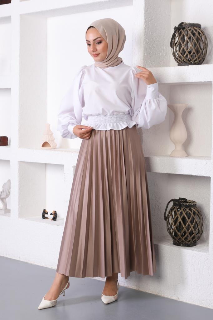 تنورة حجاب نسائية بخصر مطاطي من BNG - كليرمونت
