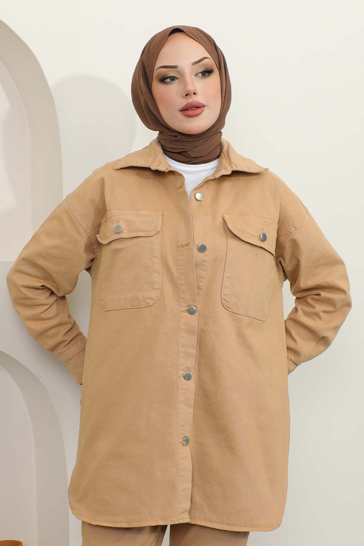 BNG Women Sports Blazer Beige 6175 - Sagunto