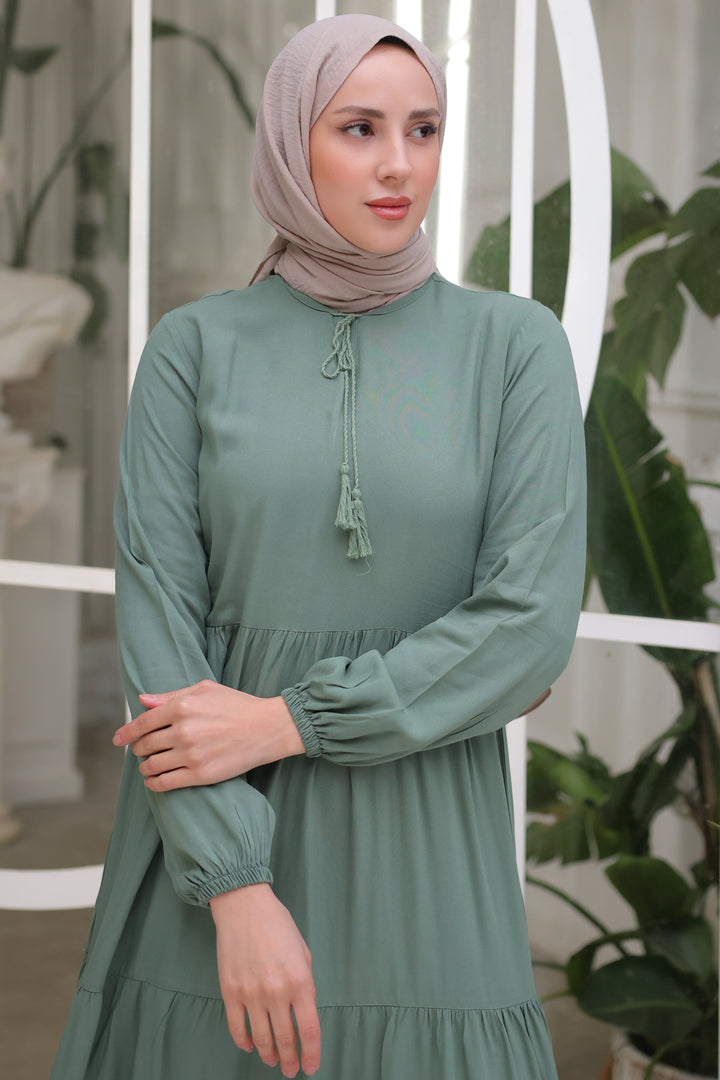 BNG Women Collar Tied Dress Çağla - Clermont