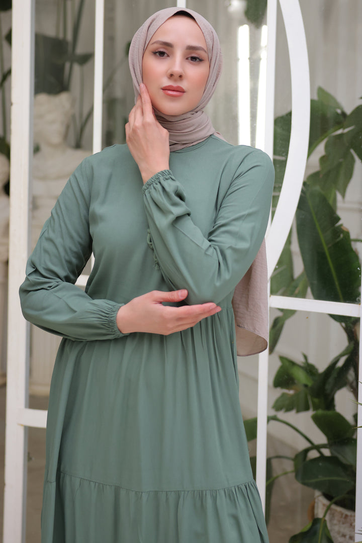 BNG Women Collar Tied Dress Çağla - Clermont