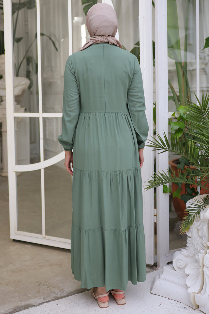 BNG Women Collar Tied Dress Çağla - Clermont