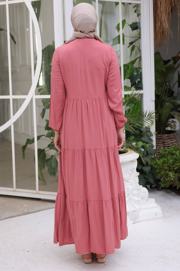 BNG Women Collar Tie Dress Rose Pink - Clermont