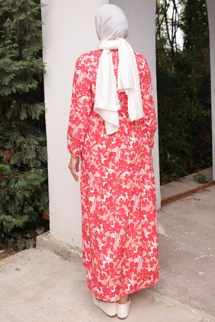 BNG Women Patterned Dress Pomegranate Flower - Clermont